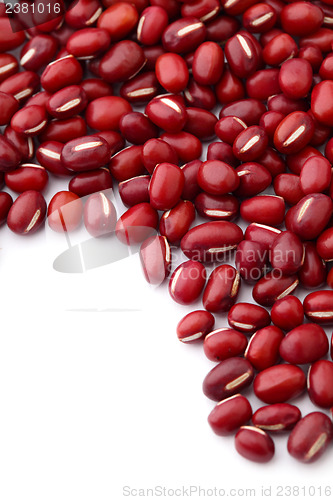 Image of Red Bean Adzuki isolated on white background