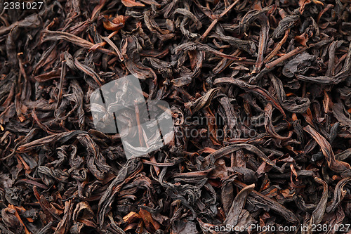 Image of Chinese black tea background