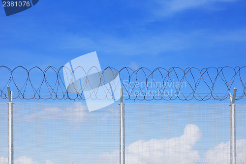 Image of Chain link fence