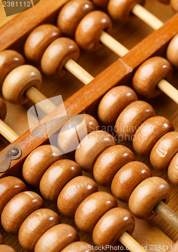 Image of Chinese traditional calculator, abacus