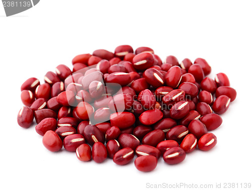 Image of Red Bean Adzuki isolated on white background