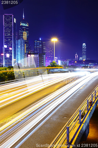 Image of Highway at night