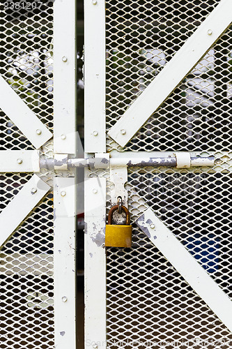 Image of Steel door with lock