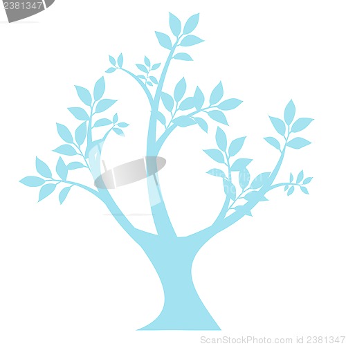 Image of art tree silhouette 