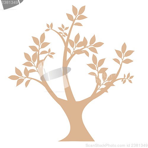 Image of art tree silhouette 