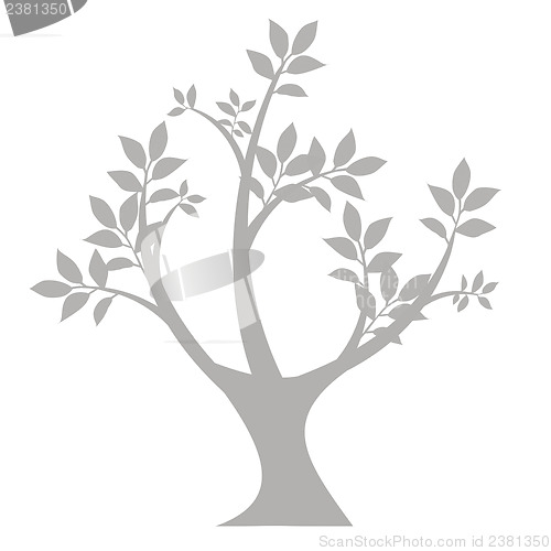 Image of art tree silhouette 