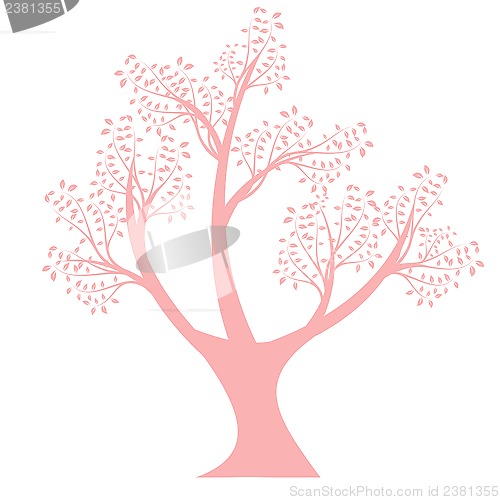 Image of art tree silhouette 