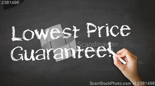 Image of Lowest Price Guarantee Chalk Illustration