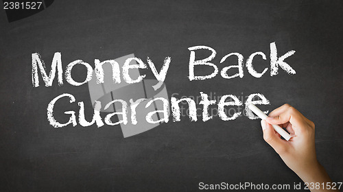 Image of Money Back Guarantee Chalk Illustration