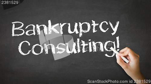 Image of Bankruptcy Consulting Chalk Illustration