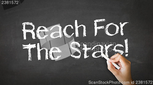 Image of Reach for the stars Chalk Illustration