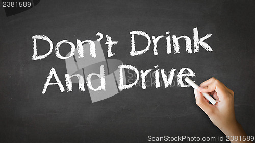 Image of Don't Drink And Drive Chalk Illustration