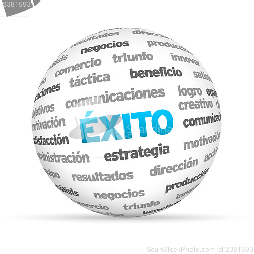 Image of Success Word Sphere (In Spanish)