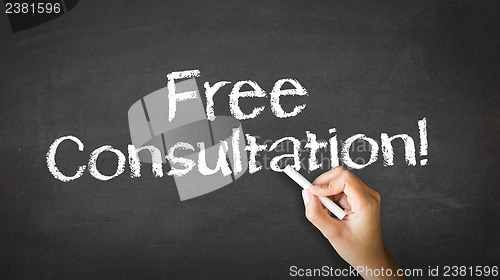 Image of Free Consultation Chalk Illustration