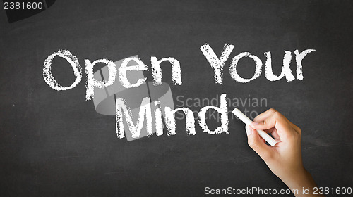 Image of Open Your Mind Chalk Illustration