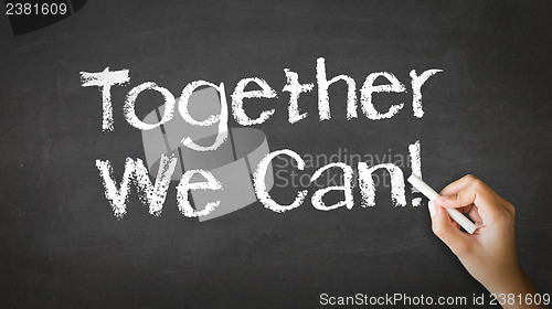 Image of Together We Can Chalk Illustration