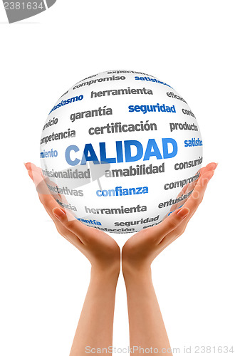 Image of 3d Quality Word Sphere (In Spanish)