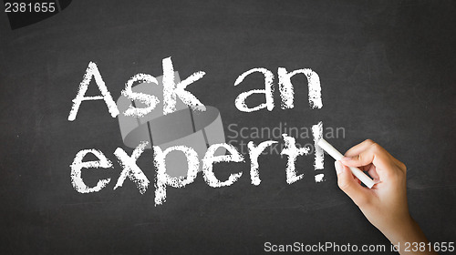 Image of Ask an Expert Chalk Illustration