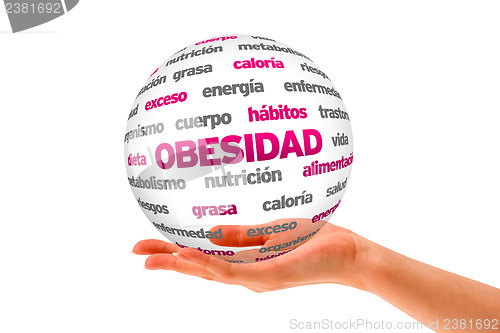 Image of Obesty Word Sphere (In Spanish)