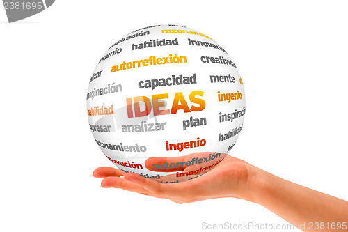 Image of Ideas Word Sphere (In Spanish)