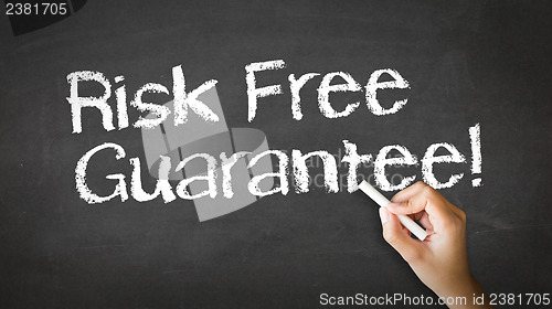 Image of Risk Free Guarantee Chalk Illustration