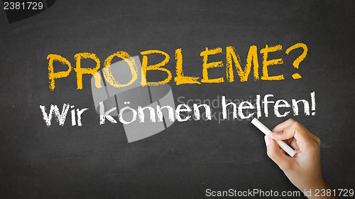 Image of Problems we can help (In German)