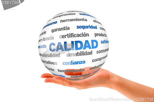 Image of 3d Quality Word Sphere (In Spanish)