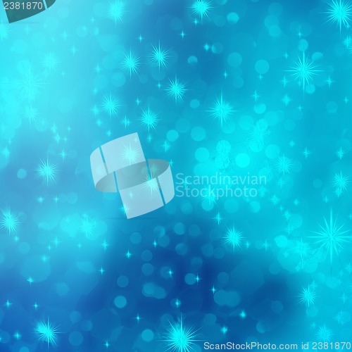 Image of Blue abstract romantic with stars. EPS 10