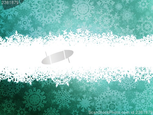 Image of Winter background with snowflakes. EPS 10