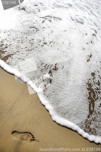 Image of Dramatic Beach Footprint