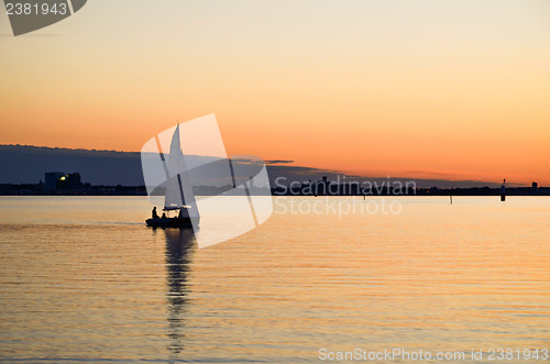 Image of Sailing at evening