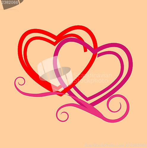 Image of stylized hearts