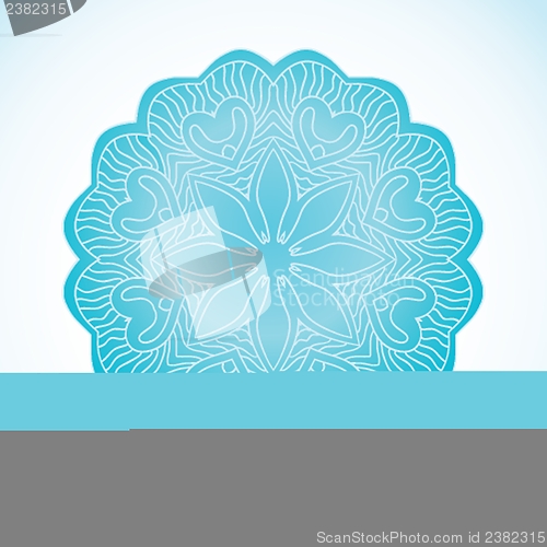 Image of Vintage background with bright colors mandala