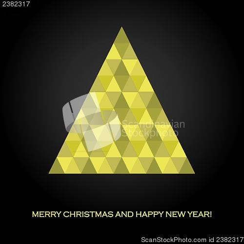 Image of Abstract christmas tree