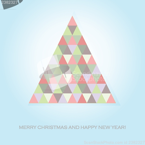 Image of Abstract christmas tree