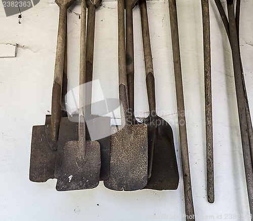 Image of Rusty vintage spades