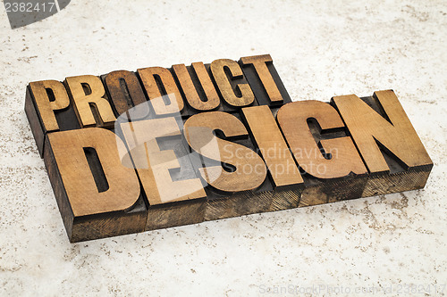 Image of product  design in wood type