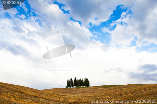 Image of Tuscany before the storm