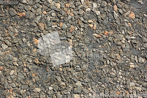 Image of Asphalt road surface close-up