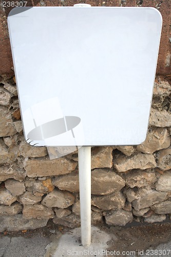 Image of white sign #01
