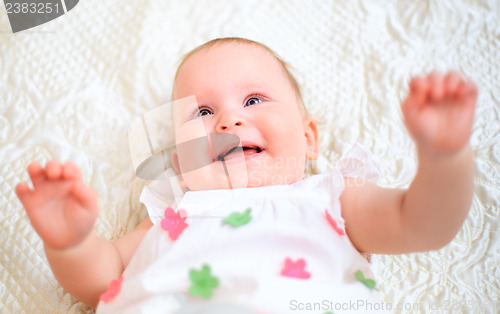 Image of one years old baby girl