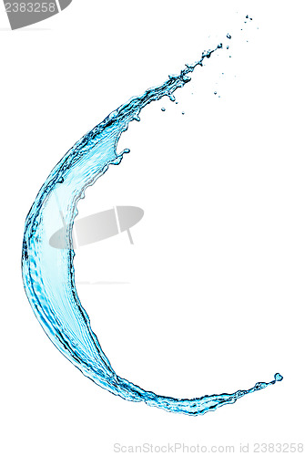 Image of Water splash isolated