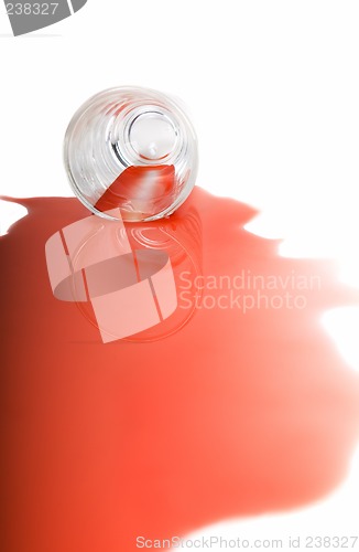 Image of Red spillage