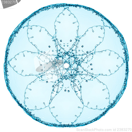 Image of Abstract sphere of water