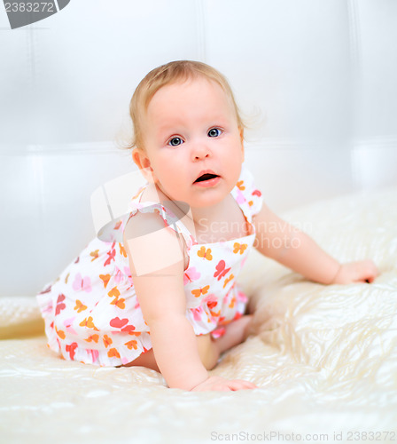 Image of one years old baby girl