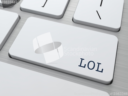 Image of LOL. Internet Concept.