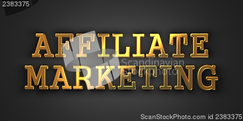 Image of Affiliate Marketing. Business Concept.