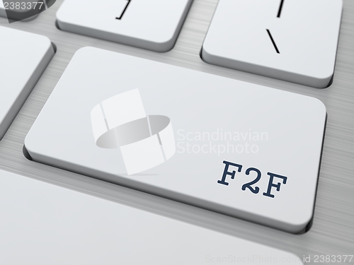 Image of F2F. Internet Concept.