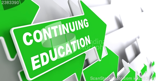 Image of Continuing Education. Education Concept.