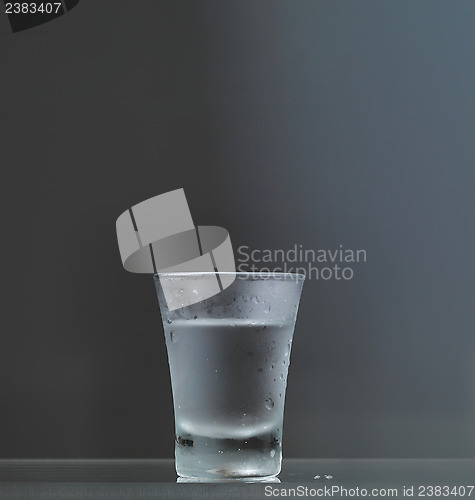 Image of Cold vodka glass